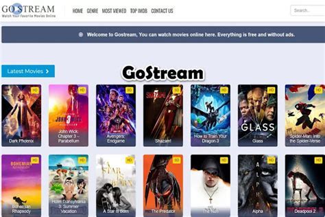 Gostream genre browsing interface